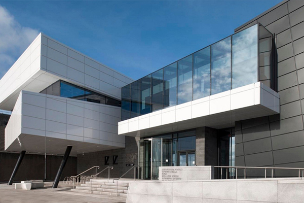Exterior of Kirkcaldy Sports and Leisure Centre