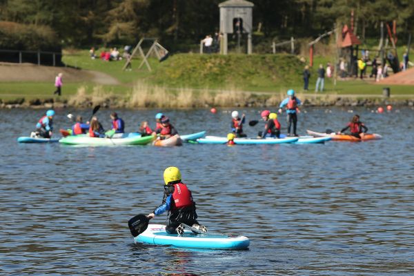 water activities at Lochore Meadows